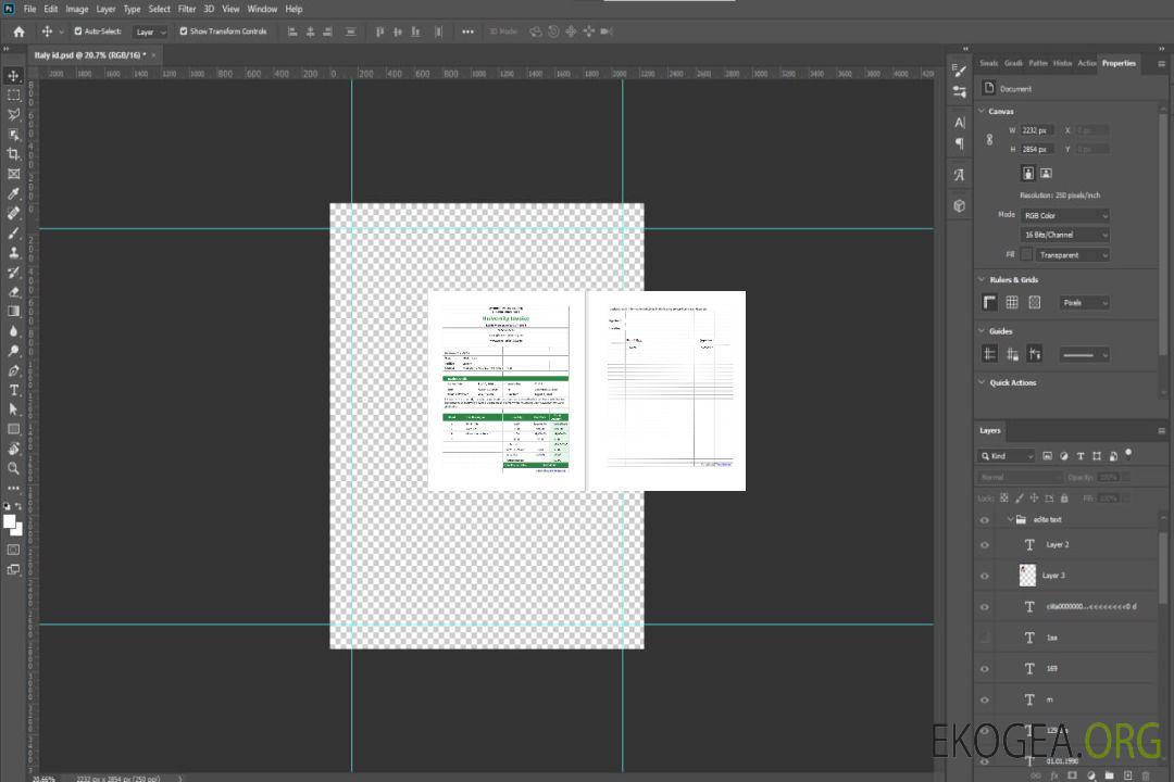 Modèle de facture universitaire vierge template